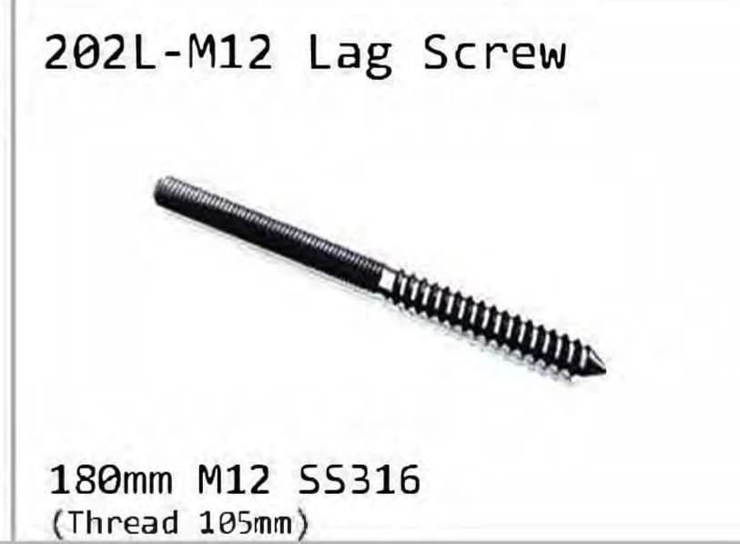 202L-M12 Lag screw