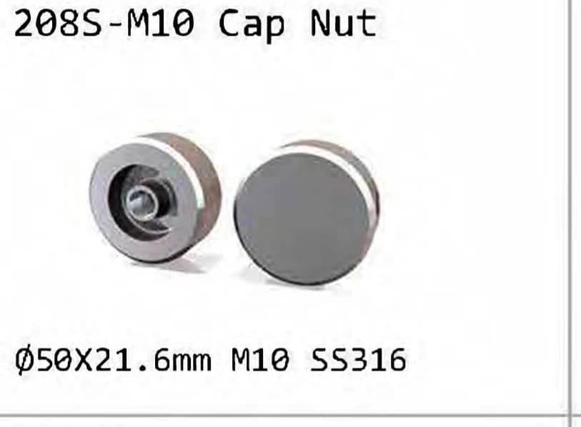 208S-M10 Cap nut