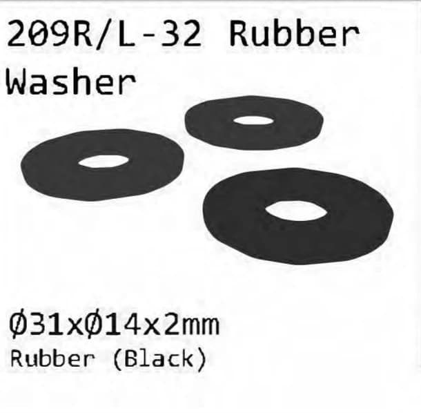 209R/L-32 Rubber washer