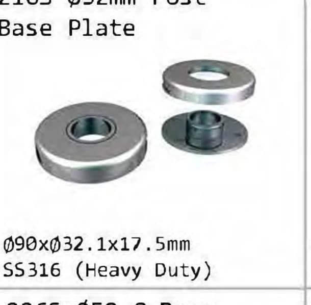 210S Post base plate