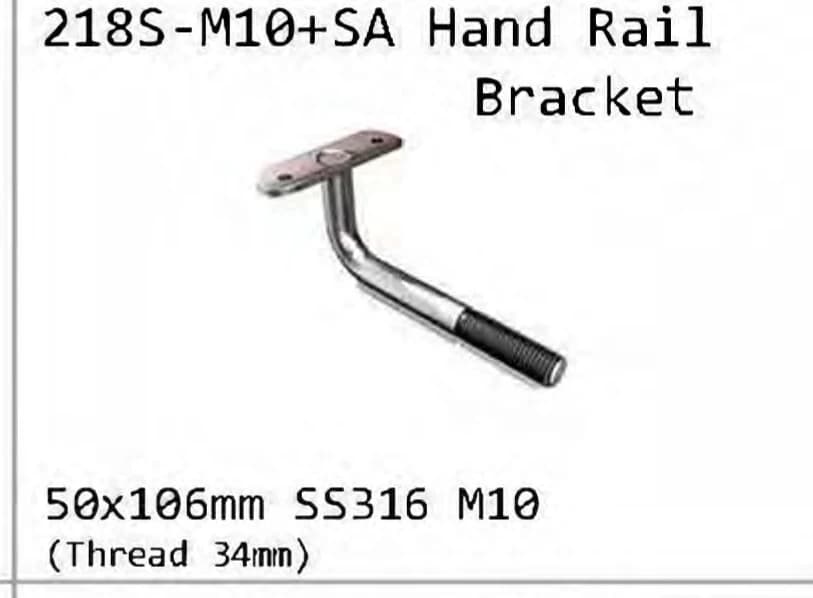 218S-M10+SA Handrail bracket with saddle