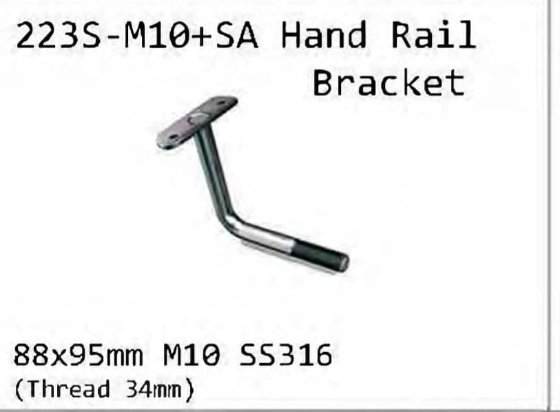 223S-M10+SA Handrail bracket with saddle