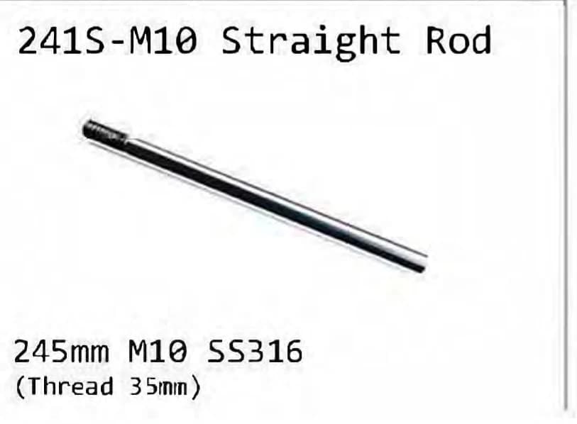241S-M10 Straight rod