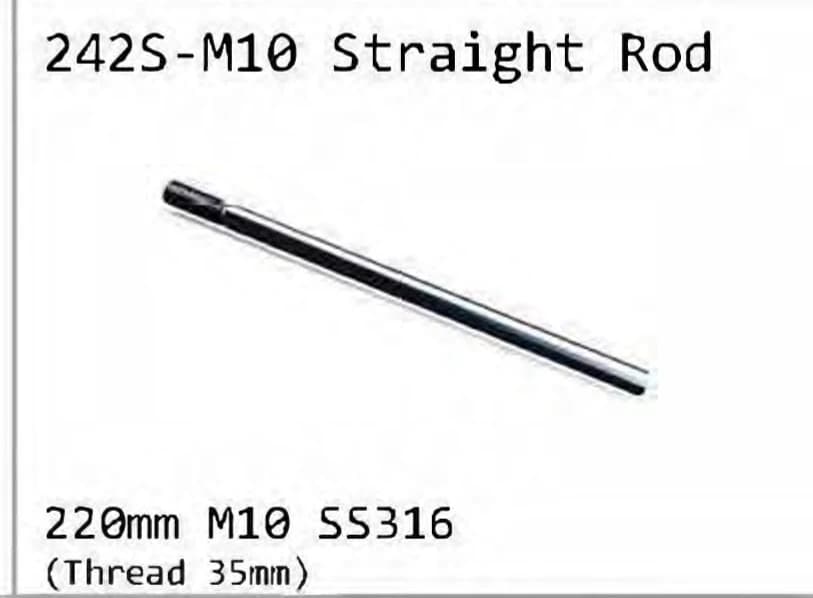 242S-M10 Straight rod