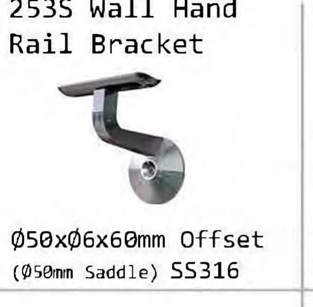 253S Wall handrail bracket