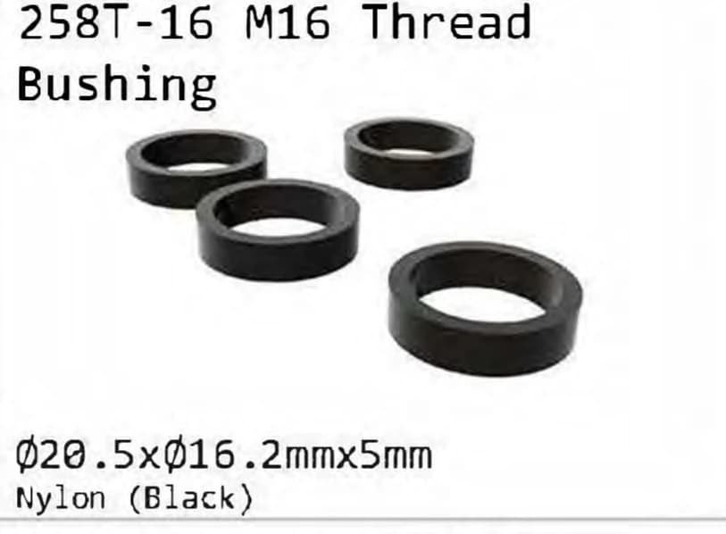 258T-16 M16 thread bushing / glass protector