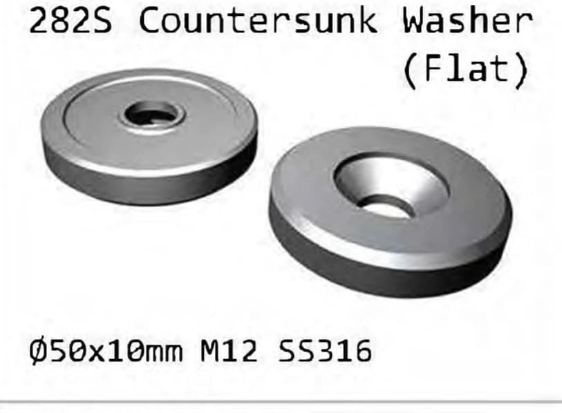 282S Flat countersunk washer