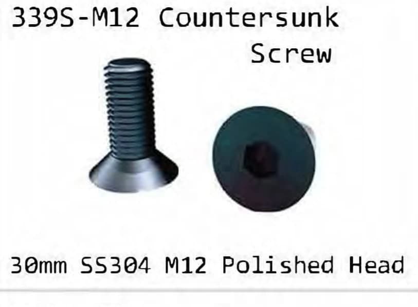 339S-M12 Countersunk screw