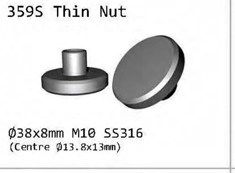 359S Thin nut