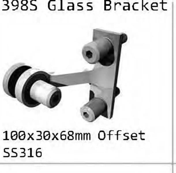 398S Glass bracket