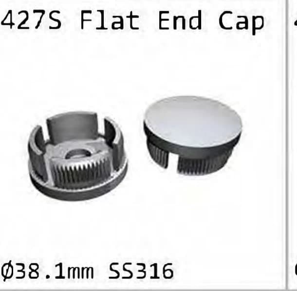 427S Flat end cap