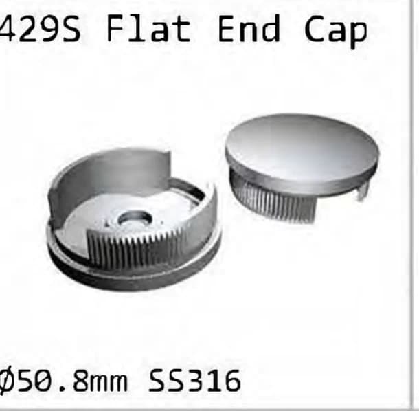 429S Flat end cap