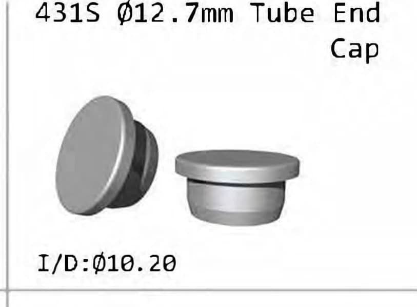 431S Tube end cap