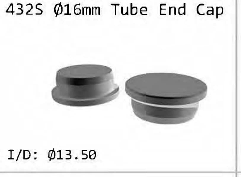 432S Tube end cap