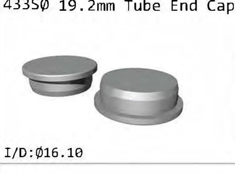 433S Tube end cap