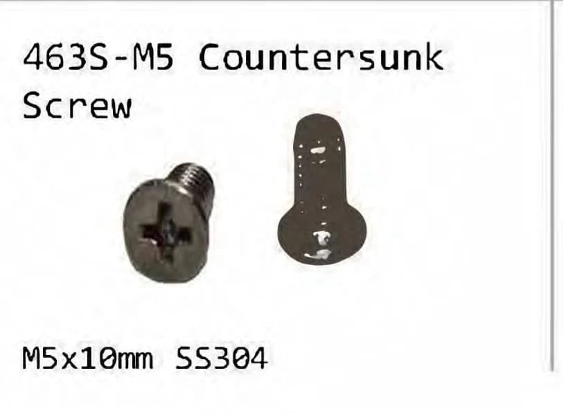 463S-M5 Countersunk screw