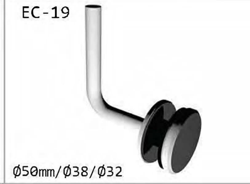 EC-19 Right-angle glass bracket assembly