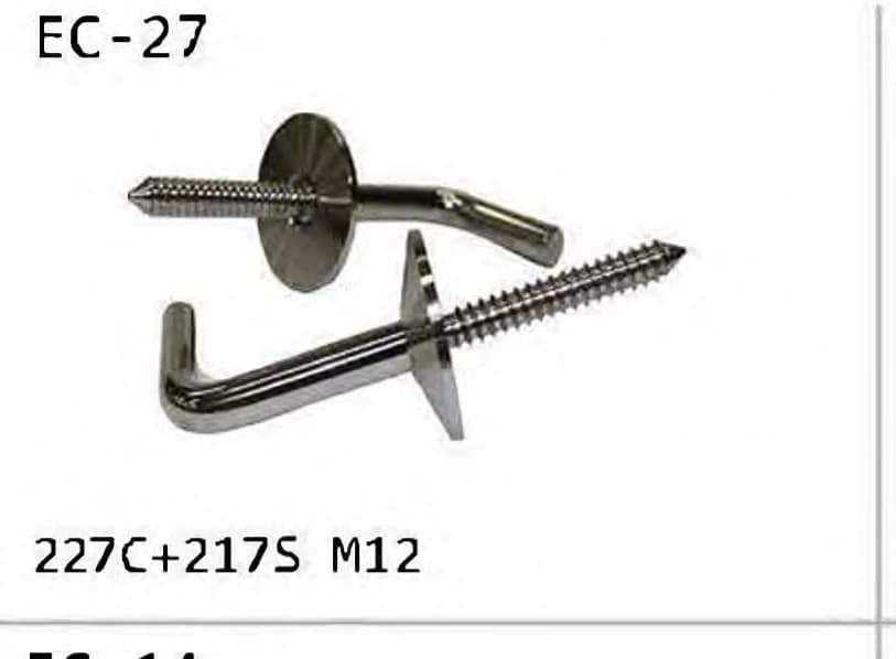 EC-27 Frameless glass bracket assembly