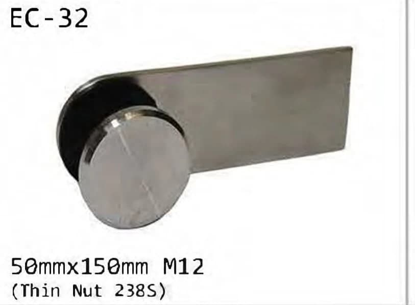 EC-32 Rectangular glass bracket assembly