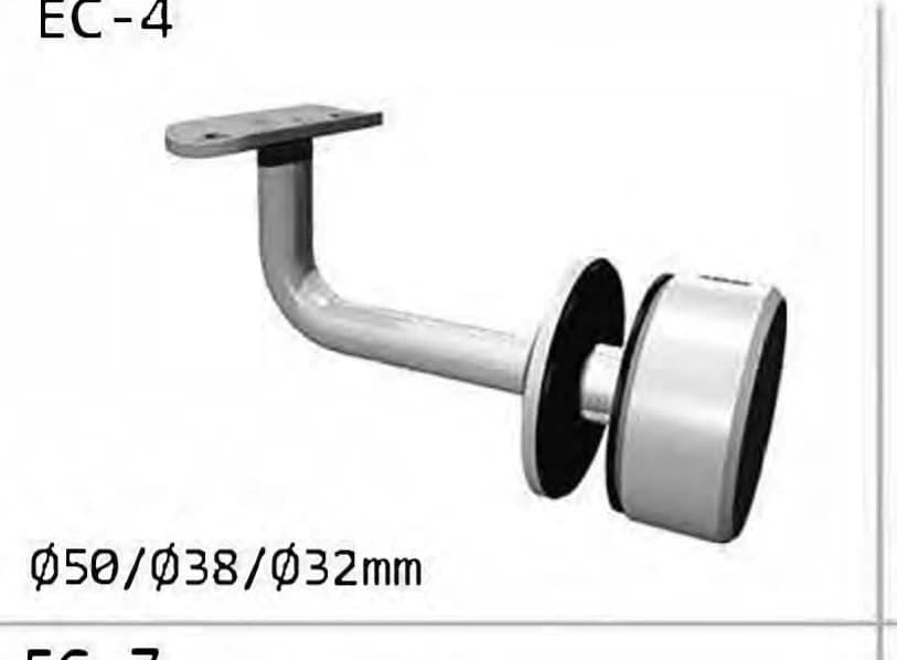 EC-4 Handrail bracket assembly
