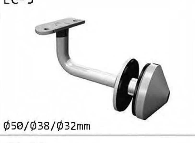 EC-5 Handrail bracket assembly