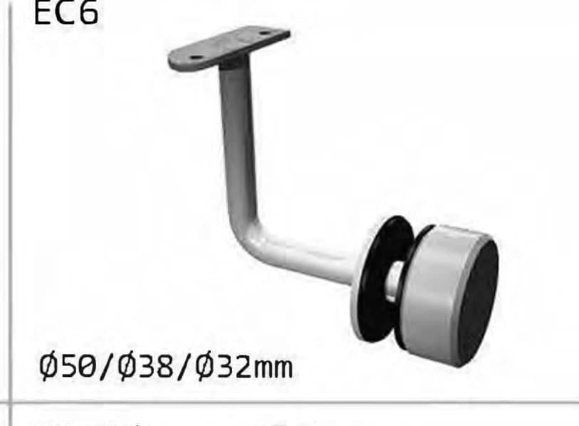 EC-6 Handrail bracket assembly